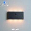 Modern LED Wall Light Motion Sensor Rechargeable Magnetic Up and