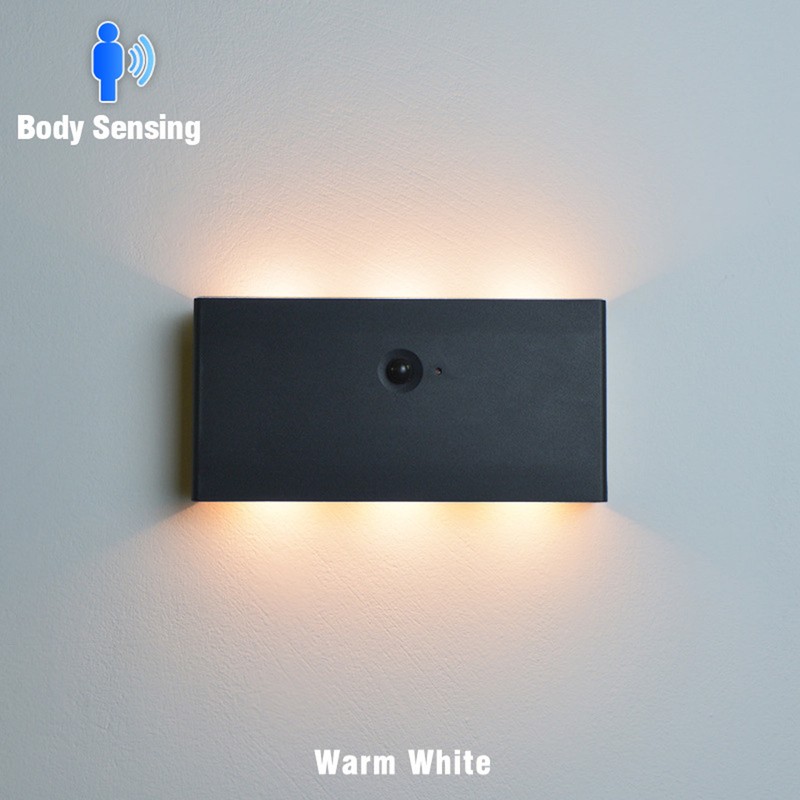 Modern LED Wall Light Motion Sensor Rechargeable Magnetic Up and