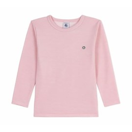 Petit Bateau Maglietta da Bambino in Lana e Cotone, a Maniche Lunghe, Tinta Unita, Bello, 5 Anni