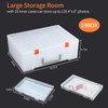Photo Storage Box 4x6, 18 Inner Extra Large Organizer Acid-Free