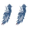 Jagua Tattoo Tattoo Stickers, 2 Weeks Disappearing Henna Tattoos Real
