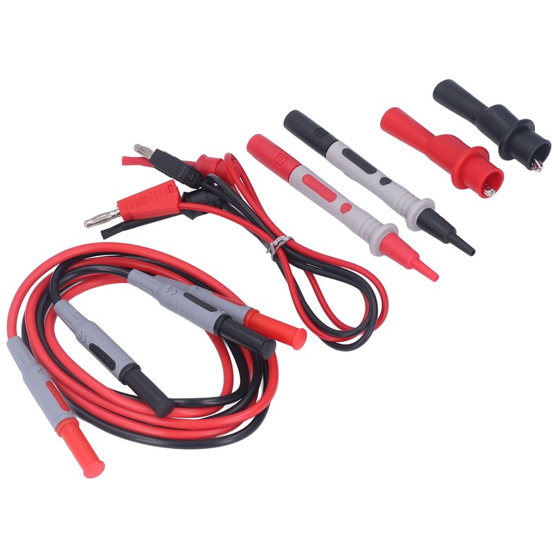 Multimeter Test Kit Connecting Leads Testing Hooks Crocodile Clips Meter