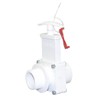 Valterra 6108X PVC Gate Valve, White, 1-1/2" FPT x MPT