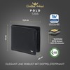 Golden Head Polo RFID Protect Billfold Coin Wallet with Zipped