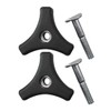 MIRKUZI Grab Handles for Lawnmower 2 Pieces Lawn Mower Handle