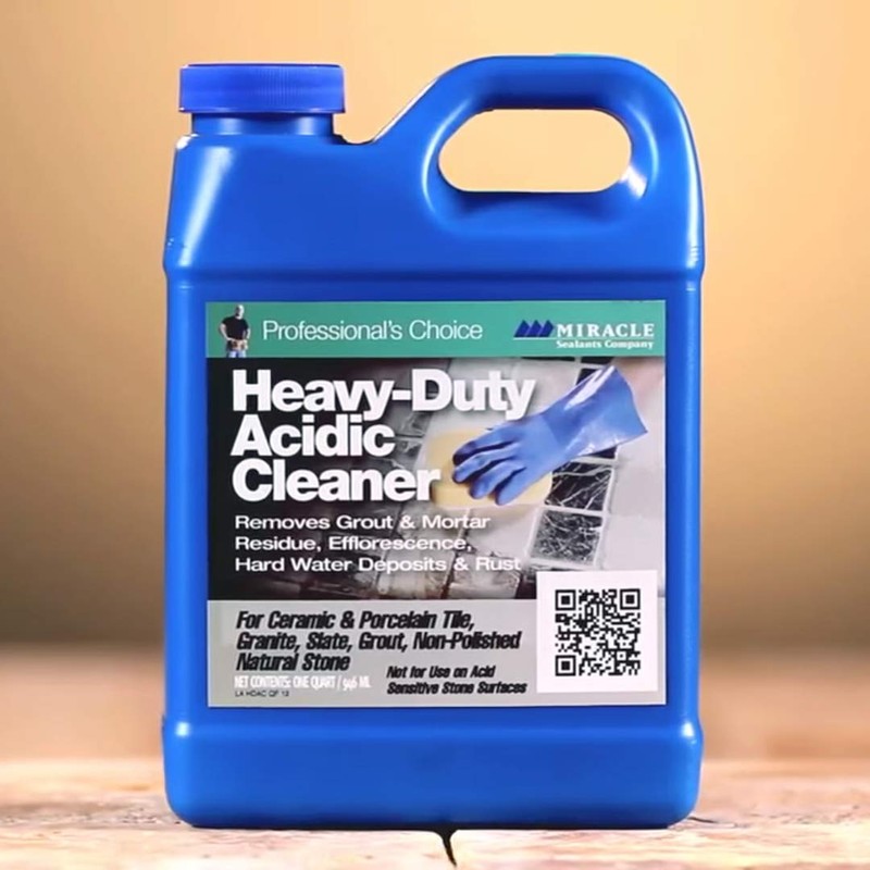 Miracle Sealants Heavy-Duty Acidic Cleaner for Tile & Stone, Grout