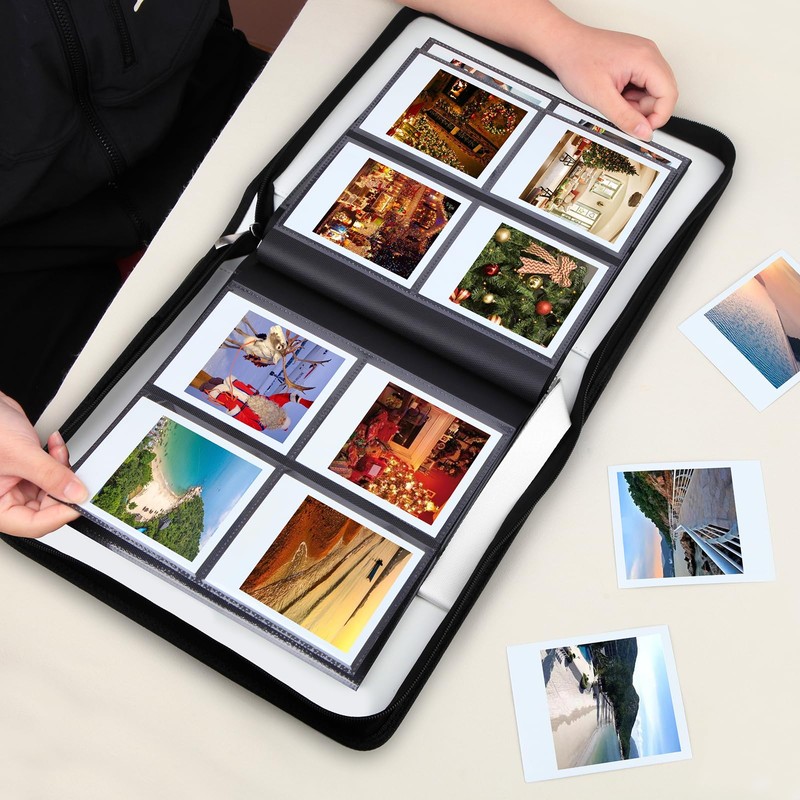256 Page Large Square Photo Album for Polaroid i-Type, 600