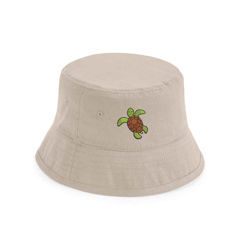 Adults Turtle Bucket Hat (as8, Alpha, l, x_l, Sand)