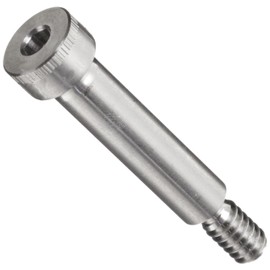 18-8 Stainless Steel Shoulder Screw, Hex Socket Drive, Standard Tolerance, Meets ASME B18.3, 3/8" Shoulder Diameter, 2-3/4" Shoulder Length, Partially Threaded, 5/16"-18 Threads, 1/2" Thread Length, Made in US, (Pack of 1)