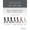 MeMoi Boston - Medias de punto de mezcla de algodón