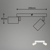 BRILONER - Swivelling Ceiling Light GU10 Socket Max 9W Ceiling