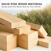 Exttlliy 6 Tier Wooden Tray Dividers for Cabinets, Baking Cookie