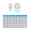 Hex Flange Nuts Set of 20 M3 M4 M5 M6
