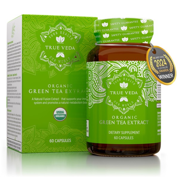 Organic Green Tea Extract Capsules – USDA Organic Certified |