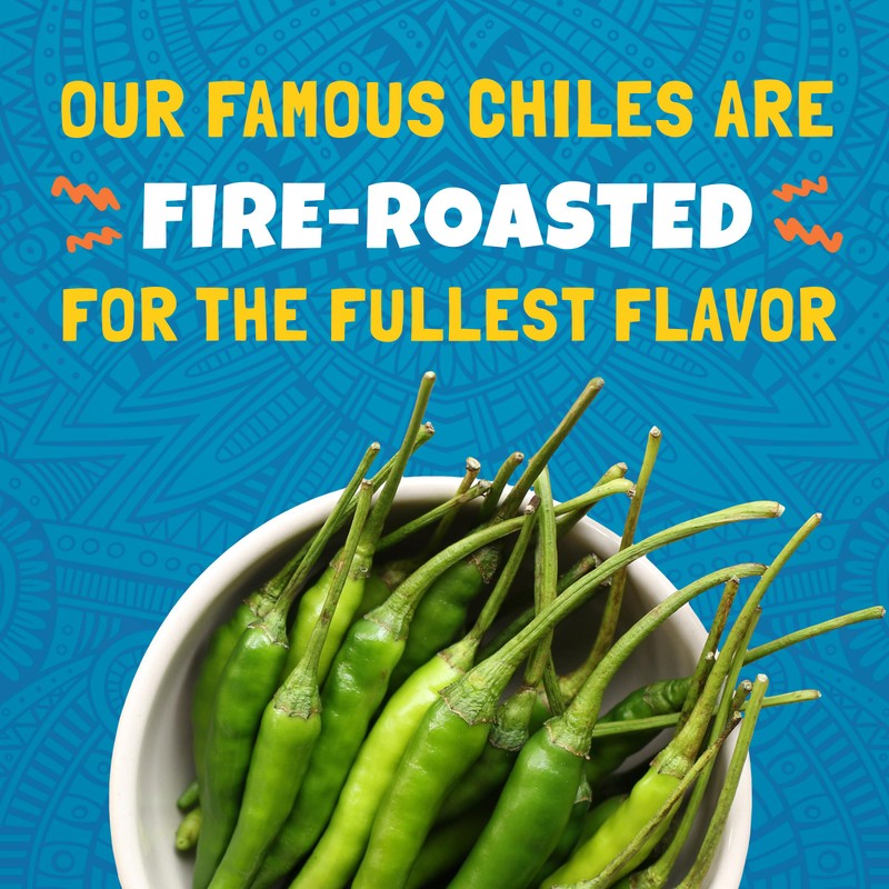 Ortega Fire Roasted Diced Green Chiles, Mild, 4 oz (Pack