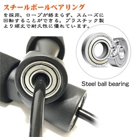 FEELCAT Jump Rope, For Training, Fitness, Burning Calories, Jump Rope for Adults, Kids, Adjustable Length, FC1801