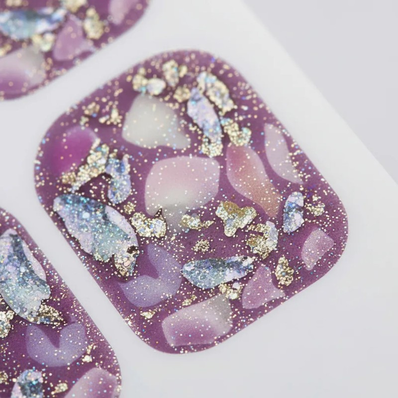 Gel Nails Stickers Pegatinas Para Pie Uñas Múltiples Estilos