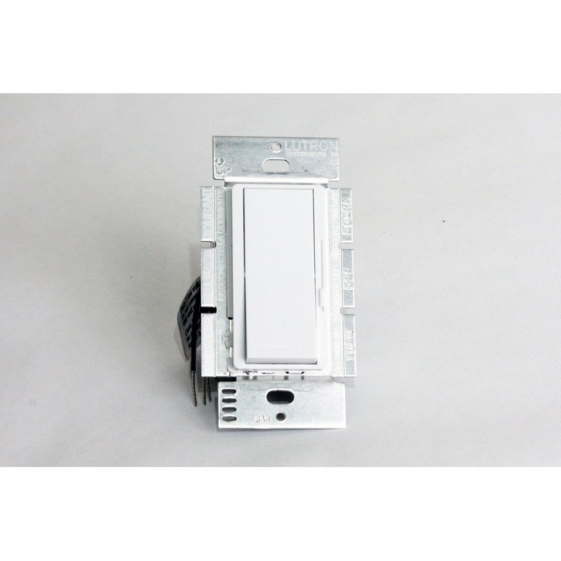 Lutron (66345) DVTV-WH Diva 0-10V Single Pole Dimmer