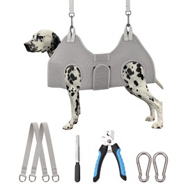 Kkiimatt Dog Grooming Hammock,XX-Large Dog Sling for Nail Trimming, Dog Nail Clipper Harness,Dog Restraint Holder for Pet Grooming Suspension Hanger