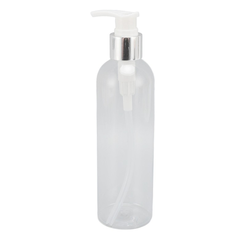 Clear Plastic Pump Bottle Dispenser Empty Refillable Massage Oil Bottle