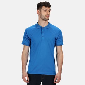 Regatta Herren Coolweave Polo Poloshirt, Blau (Oxford Blue), L
