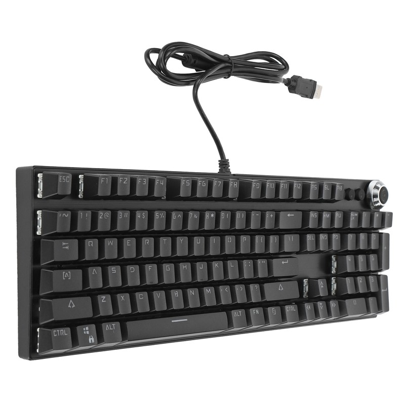 Mechanical Keyboard Wired Gaming Support Backlight Green Axis Keyboard with