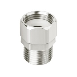 TAISHER 2PCS 304 Stainless Steel Flexible Movable Connector, 1/2" Male for Sprayer, Angled Valve, Shower Arm