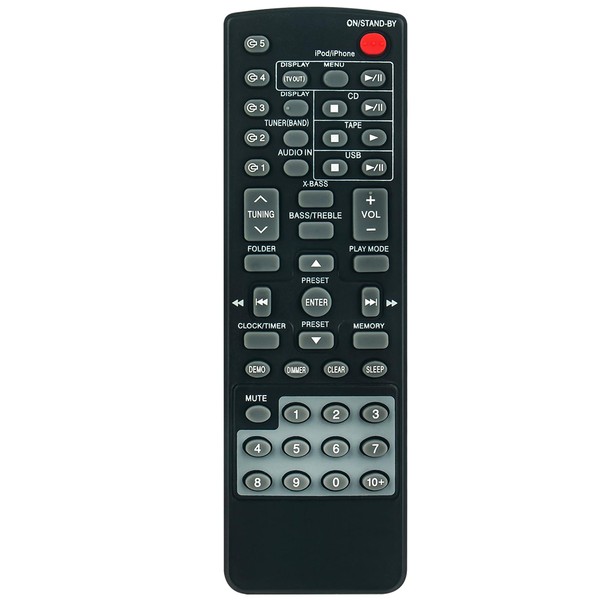 RRMCGA255AWSA GA255AWSA Replacement Remote Control Applicable for Sharp Stereo System