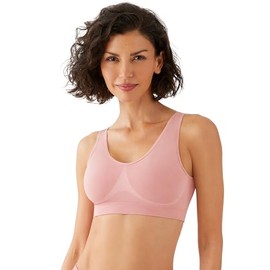 Wacoal Women's B-Smooth Wide Strap Bralette, Rose Elegance, 40