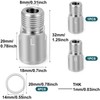 1 Pair Chrome-Molybdenum Steel Bicycle Pedal Extender, Extended Pedal Spacer