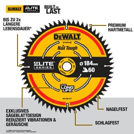 DEWALT DEWDT1670QZ Blades for Cordless Saws