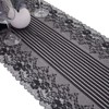 mookaitedecor Black Lace Table Runner for Wedding Decor,Embroidered Floral Table