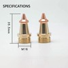 M16 Laser Welding, CQWY/WSX/SKAI/Bodor/SENFENG Welder Nozzle Kit Copper Nozzles with