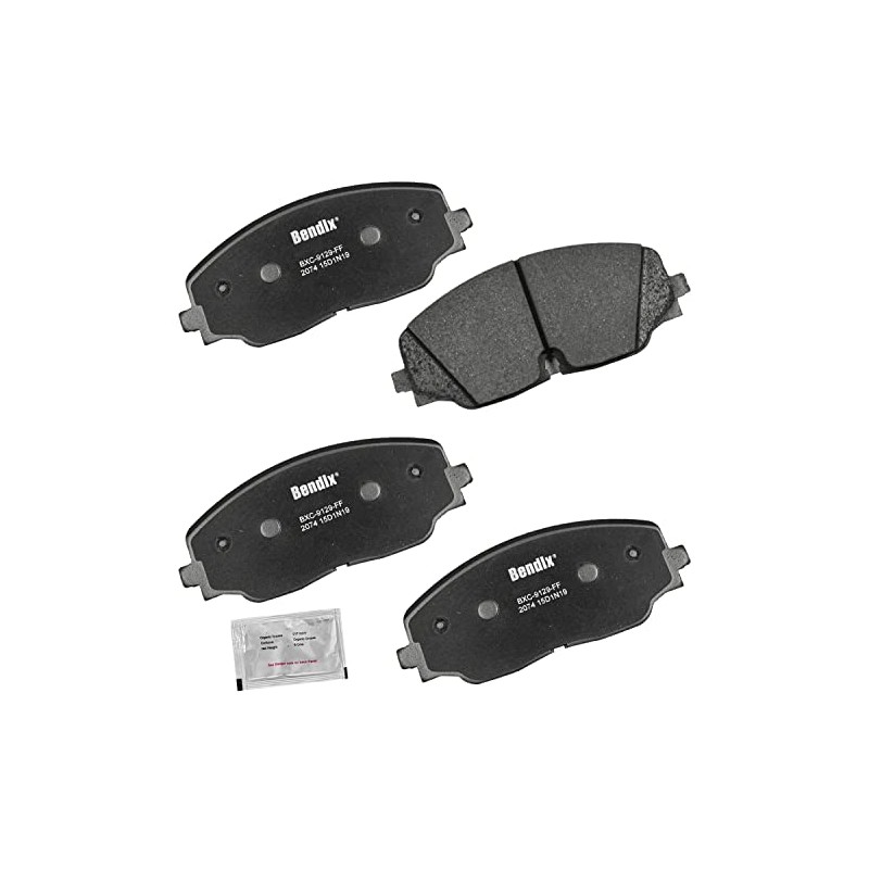 Bendix Priority1 CFC2074 Ceramic Front Brake Pads for Volkswagen Atlas