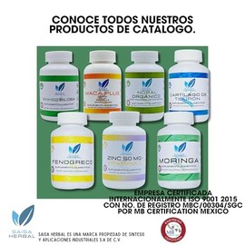 Alga Spirulina 100 Pura Bolsa Con 200 Cápsulas.                                                                                                       
