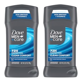 Dove Men+Care Men+Care Antiperspirant Stick, Clean Comfort, 2.7 oz, Twin Pack