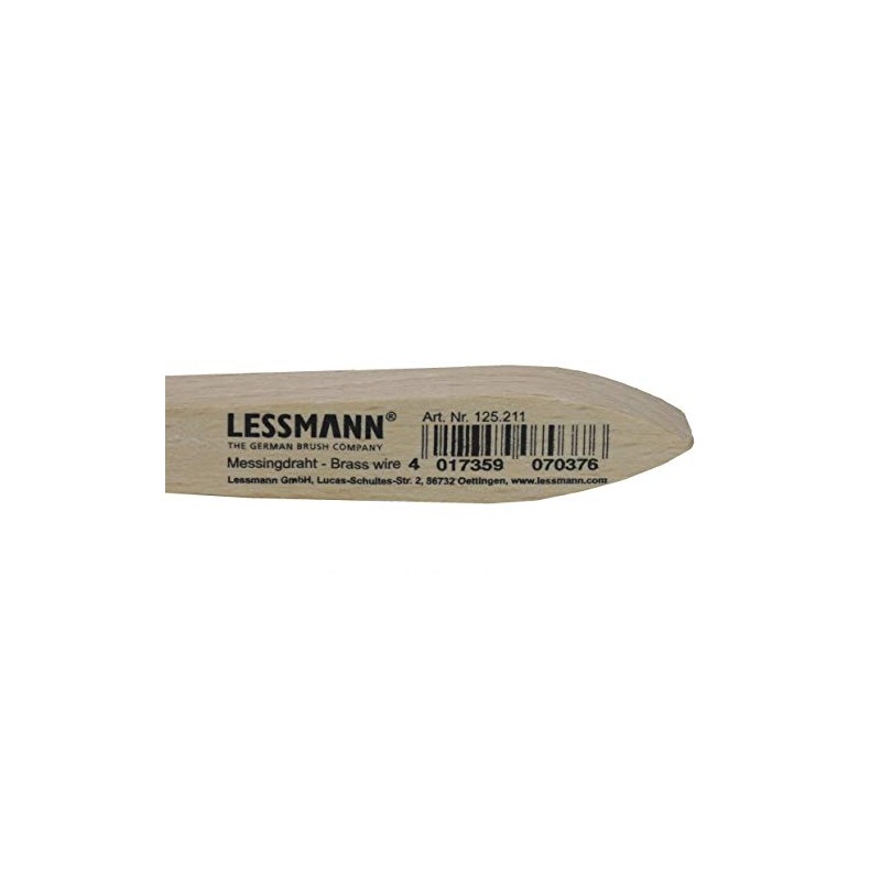 Lessmann Spark Plug Brush, Corrugated Brass Wire Brush Brass Brush