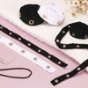 sourcing map 3 Yard Cotton Eyelet Trim with Grommets, 0.79