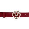 VALENTINO Round Women's Belt W100 Rosso - Can be Shortened,