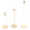 Candle Holders Set of 3 for Taper Candles Decorative Candlestick