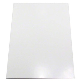 Ferroflex® A4 Flexible Eisenblech - 3M™ Selbstklebend & Glänzend Weiß Trocken Wischoberfläche (1 Blatt)