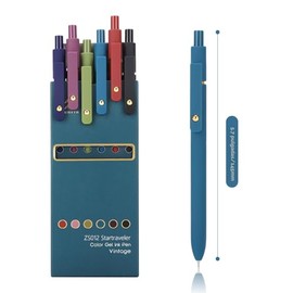 Ddaowanx Bolígrafos de Gel Coloridos, Punta Fina Retráctil de 0.02 pulgadas, Bolígrafos Multicolores para Diario y Bocetos, Suministros Escolares, Reg