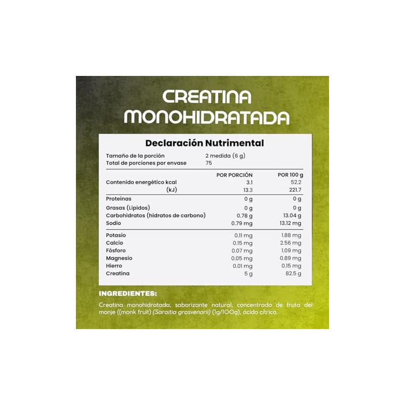 COURA Creatina Monohidratada en Polvo - Fuerza y Resistencia