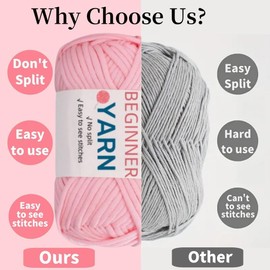24 Beginner Yarn for Crocheting,Beginner Yarn,Beginner Crochet Yarn,Yarn for Crocheting,Easy Yarn