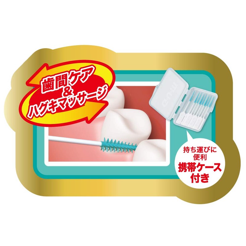 GUM Periodontal Pro Care Soft Pick, Interdental Brush, Soft, Rubber