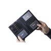 Pocketbook DOLPHIN, Genuine Leather, black - ''LEAS Special Edition''