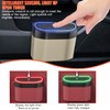 Sandfren Car Trash Can with Lid, Leakproof Mini Vehicle Garbage