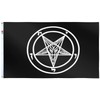 rhungift Baphomet Church of Satan Flag 3x5 Ft Outdoor Large,