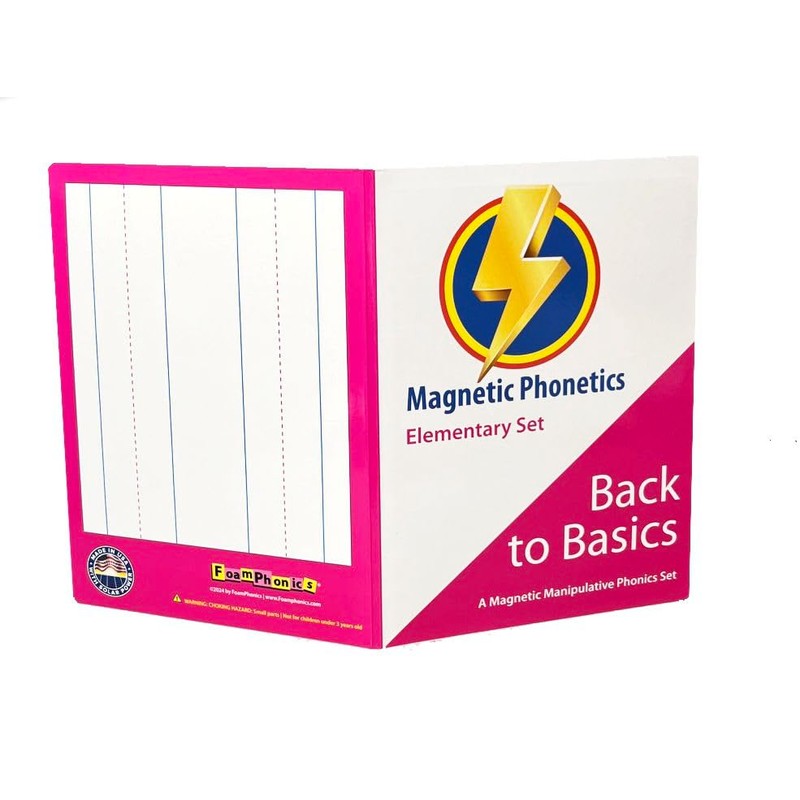 Foam Phonics Elementary Magnet Set with Folding Board Made in