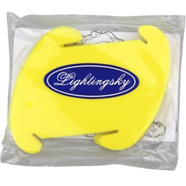 Lightingsky DIY IQ Jigsaw Puzzle Lamp Shade Ceiling Pendant Lampshade Kit with 15 Feet Hanging Cord (Yellow, M-10 inch)